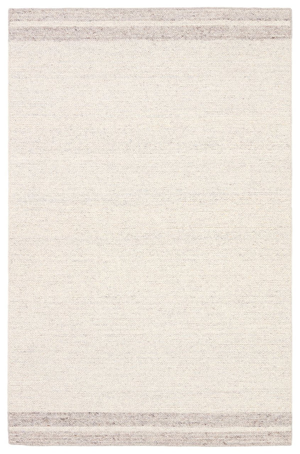 Jaipur Living Bavell Norfolk Bav01 Tufted Handmade 100% Wool Solids Border Indoor Rug Ivory, Tan 100% Wool, 100% Cotton Rug160729