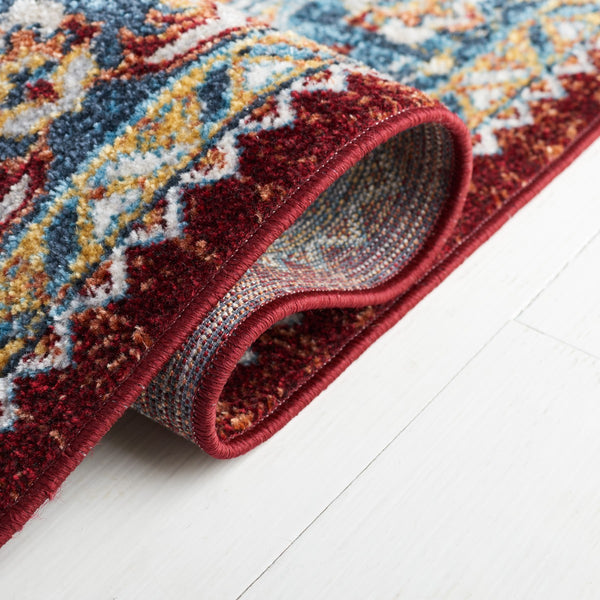 Safavieh Bayside 108 Flat Weave Traditional Rug Blue / Red 9' x 12'