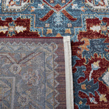 Safavieh Bayside 108 Flat Weave Traditional Rug Blue / Red 9' x 12'