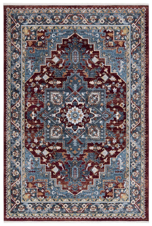 Safavieh Bayside 108 Flat Weave Traditional Rug Blue / Red 9' x 12'