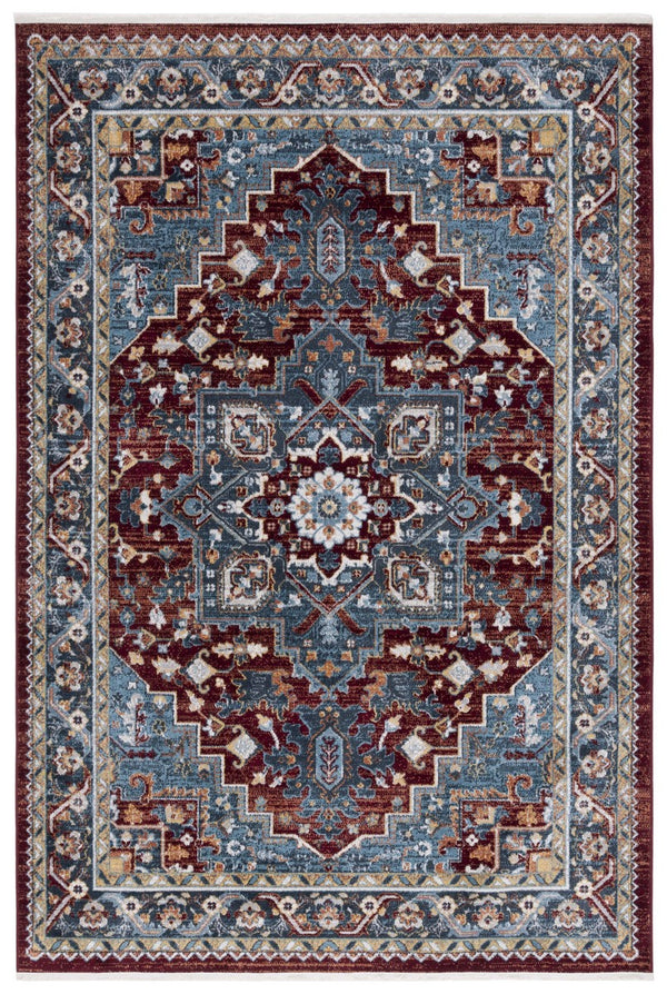 Safavieh Bayside 108 Flat Weave Traditional Rug Blue / Red 9' x 12'