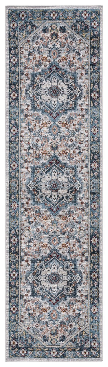 Safavieh Bayside 110 Flat Weave Traditional Rug Blue / Grey 9' x 12'