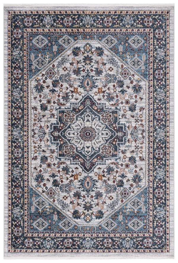Safavieh Bayside 110 Flat Weave Traditional Rug Blue / Grey 9' x 12'