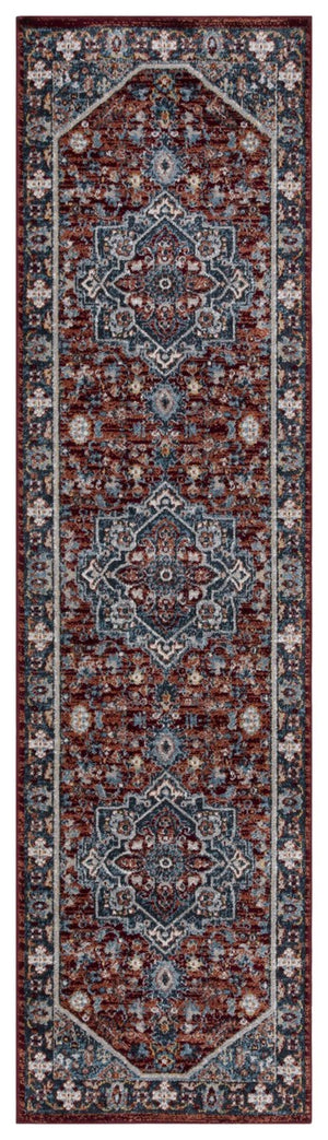 Safavieh Bayside 110 Flat Weave Traditional Rug Red / Blue 9' x 12'