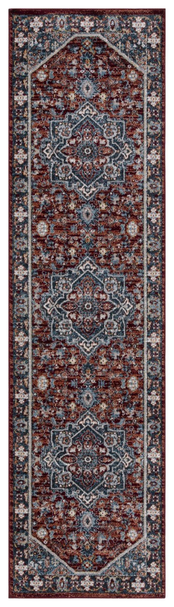 Safavieh Bayside 110 Flat Weave Traditional Rug Red / Blue 9' x 12'