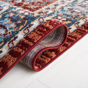 Safavieh Bayside 110 Flat Weave Traditional Rug Red / Blue 9' x 12'