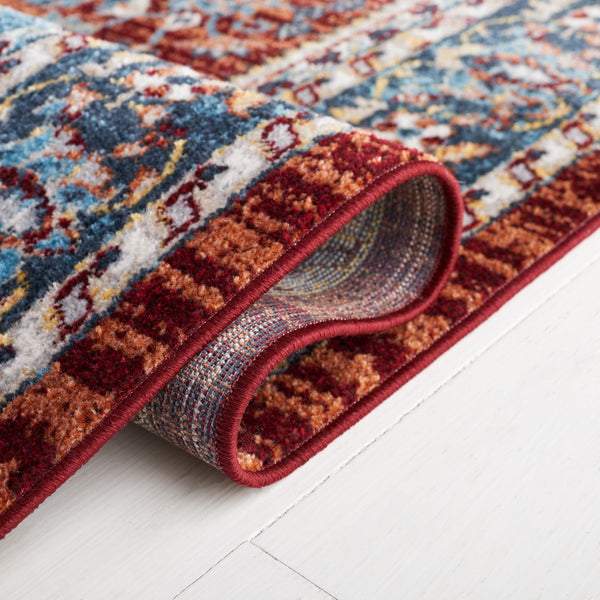 Safavieh Bayside 110 Flat Weave Traditional Rug Red / Blue 9' x 12'