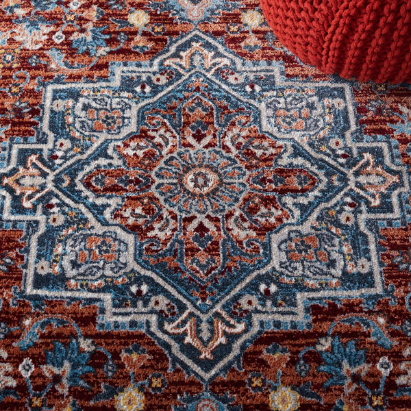Safavieh Bayside 110 Flat Weave Traditional Rug Red / Blue 9' x 12'
