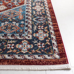 Safavieh Bayside 110 Flat Weave Traditional Rug Red / Blue 9' x 12'