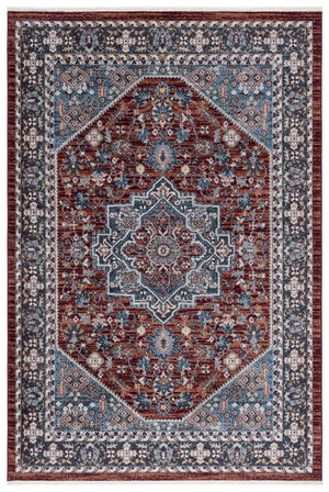 Safavieh Bayside 110 Flat Weave Traditional Rug Red / Blue 9' x 12'