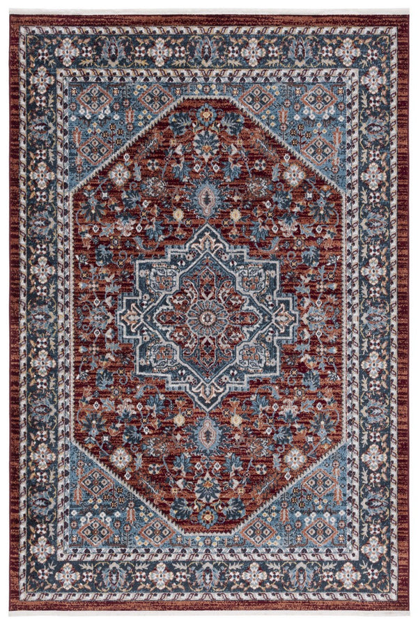 Safavieh Bayside 110 Flat Weave Traditional Rug Red / Blue 9' x 12'