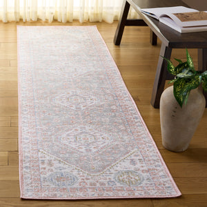 Safavieh Bayside Large Rectangle Area Rug - Elegant Turkish Design In Ivory With Blue And Pink Hues Ivory ,Blue Pink Polyester Bay118a-5r