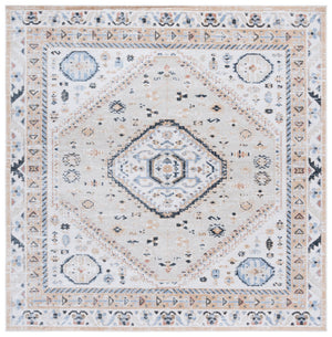 Safavieh Bayside Large Rectangle Area Rug - Elegant Turkish Design In Ivory With Blue And Pink Hues Ivory ,Beige Blue Polyester Bay118b-8