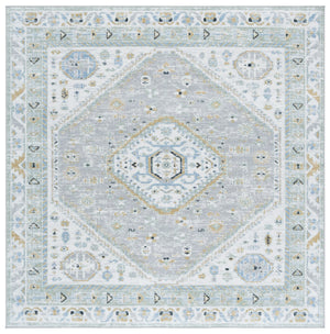Safavieh Bayside Large Rectangle Area Rug - Elegant Turkish Design In Ivory With Blue And Pink Hues Green ,Grey Polyester Bay118y-8