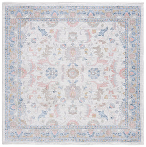 Safavieh Bayside Traditional Area Rug - Exquisite Turkish Design With Floral Patterns For Timeless Elegance Beige ,Blue Polyester Bay120b-5r