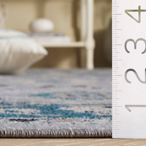 Safavieh Bayside Area Rug - Elegant Runner With Traditional Style And Modern Craftsmanship For Hallways Blue ,Grey Polyester Bay120m-5