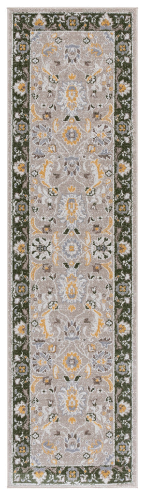 Safavieh Bayside Area Rug - Elegant Runner With Traditional Style And Modern Craftsmanship For Hallways Green ,Beige Polyester Bay120y-28