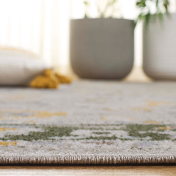 Safavieh Bayside Traditional Area Rug - Exquisite Turkish Design With Floral Patterns For Timeless Elegance Green ,Beige Polyester Bay120y-9