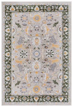 Safavieh Bayside Traditional Area Rug - Exquisite Turkish Design With Floral Patterns For Timeless Elegance Green ,Beige Polyester Bay120y-9