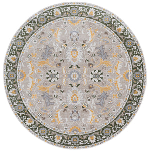 Safavieh Bayside Area Rug - Elegant Runner With Traditional Style And Modern Craftsmanship For Hallways Green ,Beige Polyester Bay120y-7r
