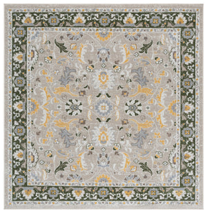 Safavieh Bayside Area Rug - Elegant Runner With Traditional Style And Modern Craftsmanship For Hallways Green ,Beige Polyester Bay120y-7sq