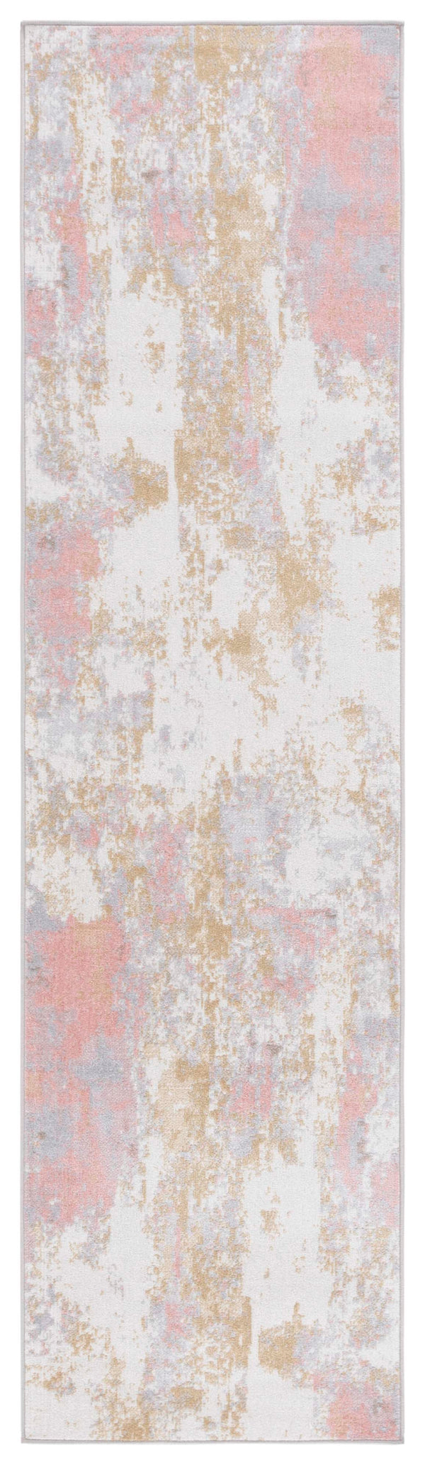 Safavieh Bayside Modern Area Rug - Elegant Ivory And Grey Pink Design, Durable, Washable, Oeko-tex Certified Ivory ,Grey Pink Polyester Bay128a-3r