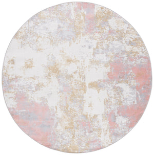 Safavieh Bayside Modern Area Rug - Elegant Ivory And Grey Pink Design, Durable, Washable, Oeko-tex Certified Ivory ,Grey Pink Polyester Bay128a-3r