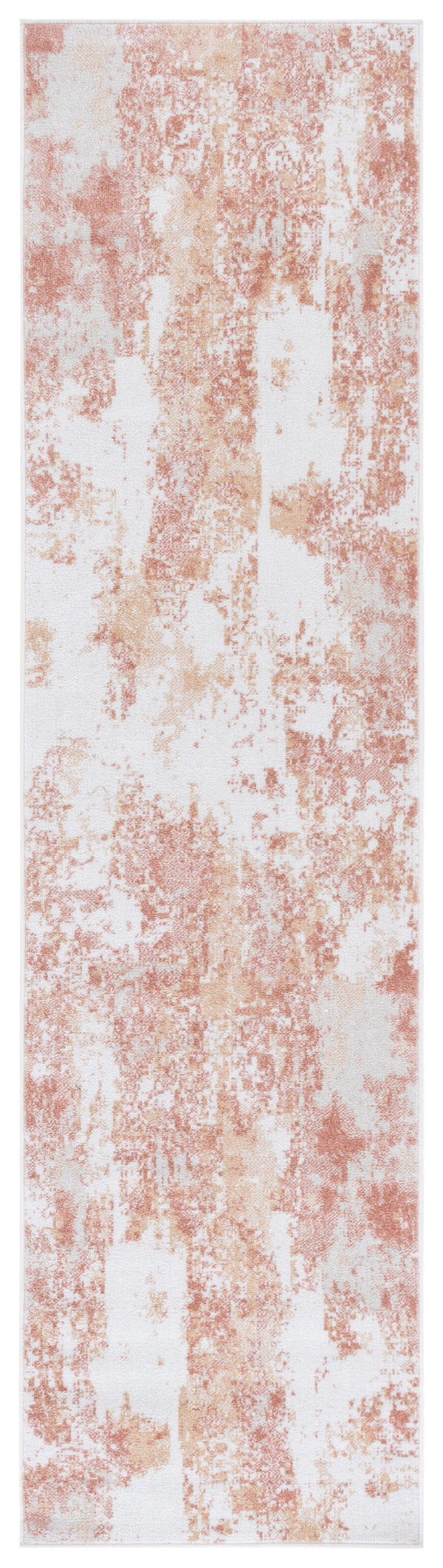 Safavieh Bayside Modern Area Rug: Luxurious Oversized Design With Abstract Patterns For Stylish Homes Ivory ,Orange Beige Polyester Bay128p-4
