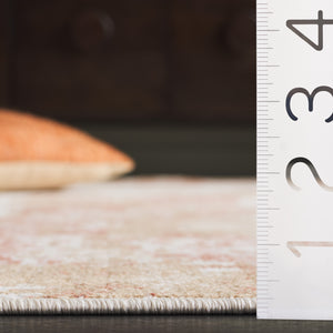 Safavieh Bayside 2ft 2in By 8ft Turkish Area Rug - Elegant Power-loomed Design In Timeless Blue And Grey Tones Ivory ,Orange Beige Polyester Bay128p-5