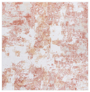 Safavieh Bayside Modern Area Rug: Luxurious Oversized Design With Abstract Patterns For Stylish Homes Ivory ,Orange Beige Polyester Bay128p-4