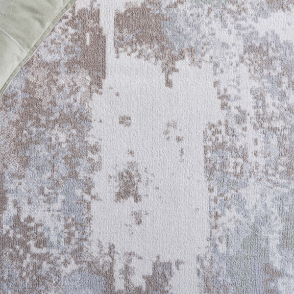 Safavieh Bayside 2ft 2in By 8ft Turkish Area Rug - Elegant Power-loomed Design In Timeless Blue And Grey Tones Green ,Ivory Polyester Bay128w-5