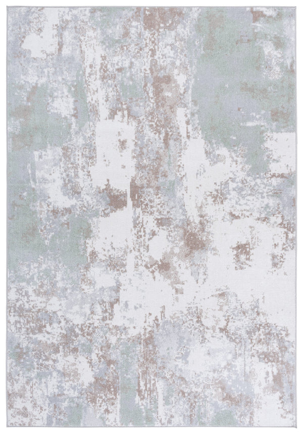 Safavieh Bayside 2ft 2in By 8ft Turkish Area Rug - Elegant Power-loomed Design In Timeless Blue And Grey Tones Green ,Ivory Polyester Bay128w-5