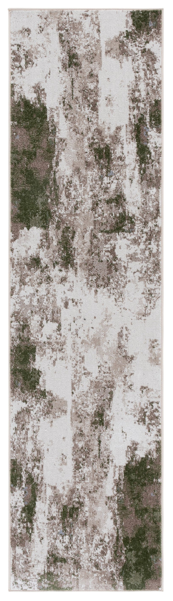 Safavieh Bayside 2ft 2in By 8ft Turkish Area Rug - Elegant Power-loomed Design In Timeless Blue And Grey Tones Ivory ,Green Polyester Bay128x-28