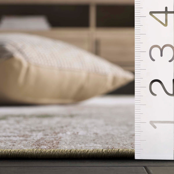 Safavieh Bayside 2ft 2in By 8ft Turkish Area Rug - Elegant Power-loomed Design In Timeless Blue And Grey Tones Ivory ,Green Polyester Bay128x-5