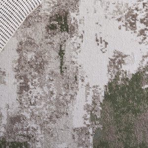 Safavieh Bayside 2ft 2in By 8ft Turkish Area Rug - Elegant Power-loomed Design In Timeless Blue And Grey Tones Ivory ,Green Polyester Bay128x-5