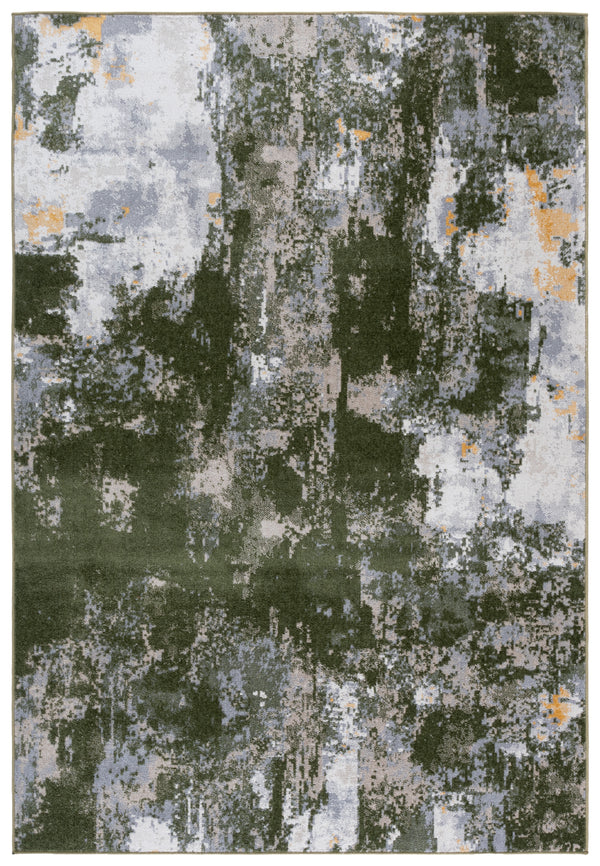 Safavieh Bayside Modern Area Rug: Luxurious Oversized Design With Abstract Patterns For Stylish Homes Green ,Grey Polyester Bay128y-9