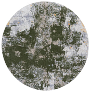 Safavieh Bayside 2ft 2in By 8ft Turkish Area Rug - Elegant Power-loomed Design In Timeless Blue And Grey Tones Green ,Grey Polyester Bay128y-7r