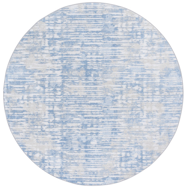 Safavieh Bayside Area Rug - Luxurious Modern Design In Chic Ivory And Blue For Contemporary Home Decor Ivory ,Blue Polyester Bay132m-9