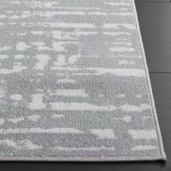 Safavieh Bayside Area Rug - Luxurious Modern Design In Chic Ivory And Blue For Contemporary Home Decor Green ,Grey Polyester Bay132y-7r