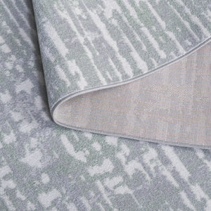 Safavieh Bayside Area Rug - Luxurious Modern Design In Chic Ivory And Blue For Contemporary Home Decor Green ,Grey Polyester Bay132y-7r