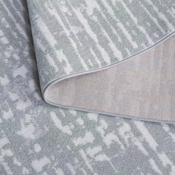Safavieh Bayside Area Rug - Luxurious Modern Design In Chic Ivory And Blue For Contemporary Home Decor Green ,Grey Polyester Bay132y-7r