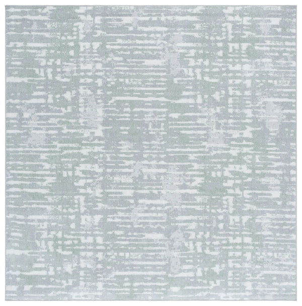 Safavieh Bayside Area Rug - Luxurious Modern Design In Chic Ivory And Blue For Contemporary Home Decor Green ,Grey Polyester Bay132y-7r