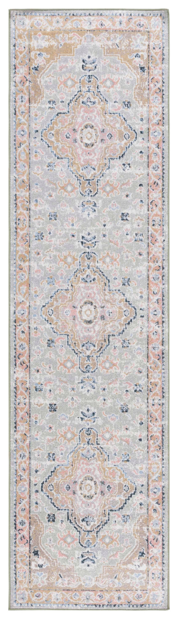 Safavieh Bayside Exquisite Transitional Area Rug – Timeless Elegance With Durable Design For Stylish Spaces Sage ,Gold Polyester Bay134w-24