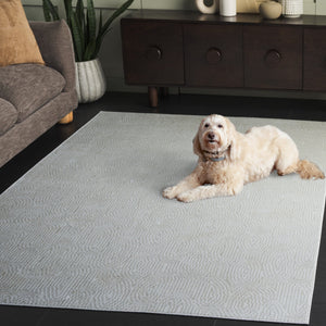 Safavieh Bayside Modern Runner Rug - Timeless Ivory And Grey Design For Elegant Home Décor And Comfort Ivory ,Light Grey Polyester Bay136b-5