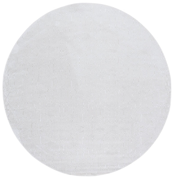 Safavieh Bayside Modern Runner Rug - Timeless Ivory And Grey Design For Elegant Home Décor And Comfort Ivory ,Light Grey Polyester Bay136b-7r