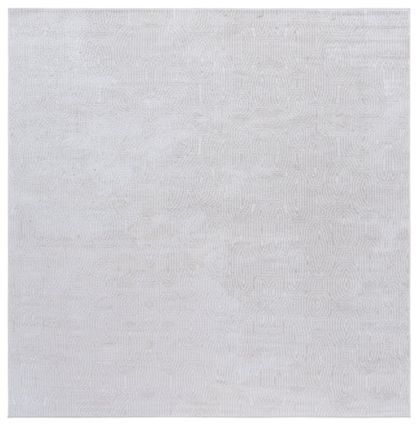 Safavieh Bayside Modern Turkish Area Rug With Geometric Pattern - Soft, Durable, And Easy To Clean Design Ivory ,Light Grey Polyester Bay136b-8