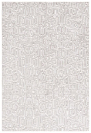 Safavieh Bayside Modern Geometric Area Rug - Soft, Durable Turkish Design For Contemporary Living Spaces Ivory ,Light Brown Polyester Bay136t-7r