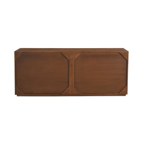 Moe's Home Watson 4-drawer Dresser With Live-edge Acacia Design For Modern Organic Home Décor Style Brown Solid Acacia,Mdf Back Bb-1001-03