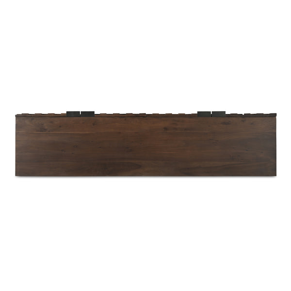 Moe's Home Easton Modern Sideboard - Stunning Acacia Wood Design With Adjustable Shelves For Your Home Decor Brown Acacia Wood,Acacia Veneer Bb-1019-03