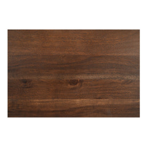 Moe's Home Easton Media Cabinet – Modern Geometric Design In Solid Acacia Wood, No Assembly Required, Stylish Storage Brown Acacia Wood,Acacia Veneer Bb-1020-03